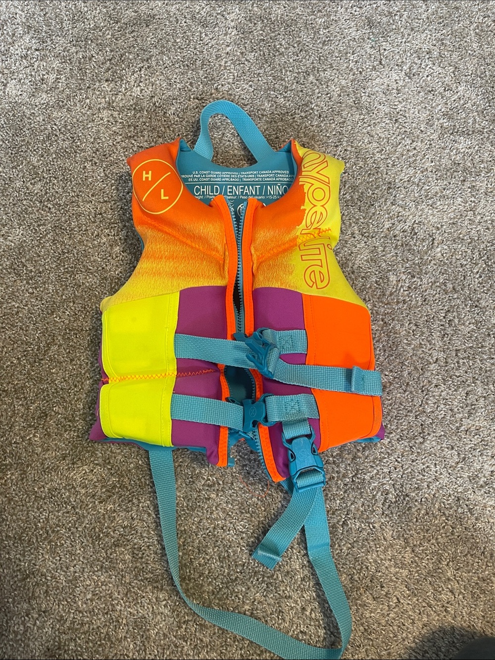 Youth Life Jacket 33-55 lbs